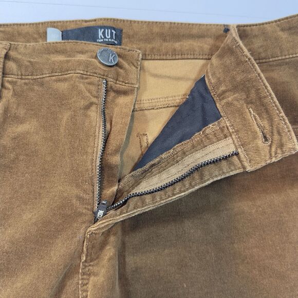 Kut From The Kloth Diana Fab Ab Skinny Corduroy Pants Brown 16P Petite High Rise - Picture 3 of 15